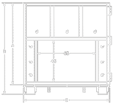 Roll-Off Compaction Containers Wire Frontal